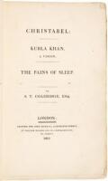 Christabel; Kubla Khan, A Vision; The Pains of Sleep