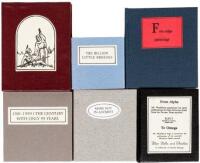 Six miniature books by, about, or published by Robert Massmann