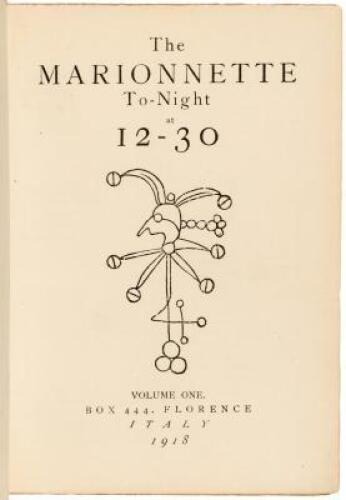 The Marionette - Volume 1, Nos. 1-12 [all published]