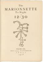 The Marionette - Volume 1, Nos. 1-12 [all published]