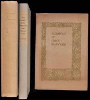 Two editions of the Rubaiyat of Omar Khayy&aacute;m and a history of the Omar Khayy&aacute;m of America