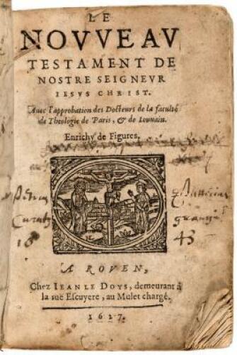 Le Novveav Testament De Nostre Seignevr Iesus-Christ