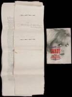 Candy - Long Galley Proofs, Inscribed