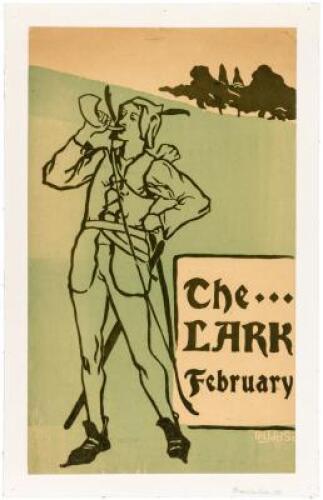 The Lark February 1896 poster