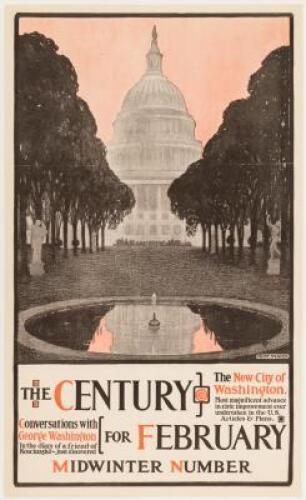 The Century for February - poster illustrated by Henry McCarter