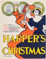 Harper's Christmas - poster illustrated by Edward Penfield