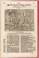 The book of Judges and the book of Ruth - from the 1574 folio edition of the Bishops' Bible