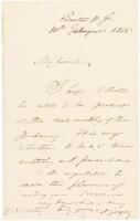 Autograph Letter Signed - 1865 Famous Geologists of East and West