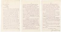 Typed Letter Signed - 1906 Andrew Carnegie friend recalls the Steel baron&rsquo;s philanthropic philosophy