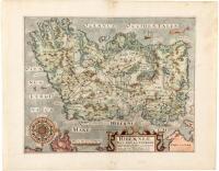 Hiberniae Ireland Anglis. Yverdon Brittanis Erin incolis, Ierna