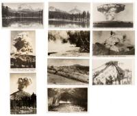 Ten real photo post cards of Lassen Volcanic National Park
