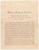 Henry Clews & Co. Monthly Financial Circular May 3, 1886 - Wall Street vs. Knights of Labor on eve of Haymarket Bombing