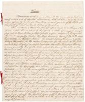 1836 American China Trade merchant’s legal manuscript