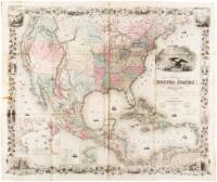 Map of the United States of America, the British Provinces, Mexico, the West Indies and Central America, with Part of New Granada and Venezuela