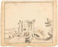 Ten original pen-&-ink drawings by James Dobson, of Barbados and the Caribbean, and of the Sussex countryside where he was an orphan at Christ&rsquo;s Hospital before shipping out to sea