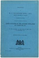 Report by W.L. Mackenzie King, Deputy Minister of Labour / Commissioner appointed to investigate into the losses sustained by the Japanese population of Vancouver, B.C. on the occasion of the riots in that city in September 1907
