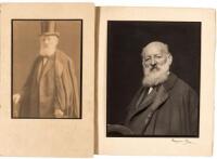 Two original studio portrait photographs of Theodore Hittell