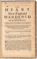 The Heart of New-England Hardened Through Wickedness: In Answer to a Book Entituled "The Heart of New England Rent,...