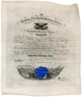 Presidential Appointment, signed by Woodrow Wilson