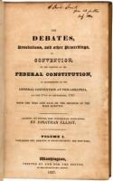 The Debates, Resolutions, and other Proceedings, in Convention, on the Adoption of the Federal Constitution, as Recommended by the General Convention at Philadelphia, on the 17th of September, 1787: With the Yeas and Nays of the Decision of the Main Quest