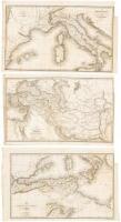 Three maps of ancient empires, etc.