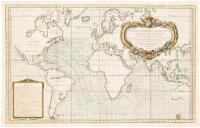 Carte des Variations de la Boussole et des Vents Generaux