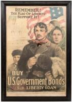 "Remember! The Flag of Liberty. Support It! Buy U.S. Government Bonds. 3rd Liberty Loan"
