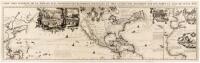 Carte tres Curieuse de la Mer du Sud, Contenant des Remarques Nouvelles et tres Utiles non Seulement sur les Ports et Iles de cette Mer, mais aussy sur les Principaux Pays de l'Amerique tant Septentrionale... [top half only]