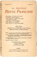 Cinquante Mille Dollars [Fifty Grand] in La Nouvelle Revue Francaise, No. 167