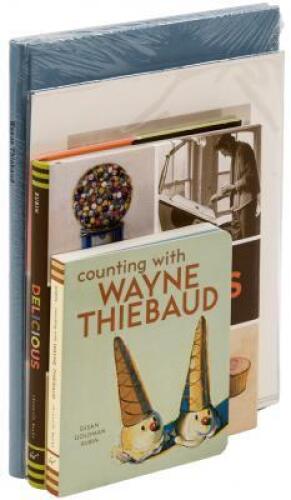 Three books about Wayne Thiebaud art