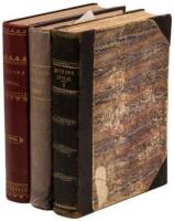 Three bound volumes of the Boy's Own Annual - with contributions by Jules Verne