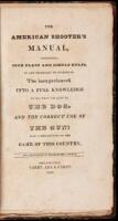 The American Shooter's Manual, Comprising, Such Plain and Simple Rules, as are Necessary to Introduce the inexperienced into a Full Knowledge of all that Related to the Dog, and the Correct Use of the Gun; Also a Description of the Game of this Country, b