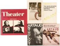 Five volumes of works by Antonin Artaud