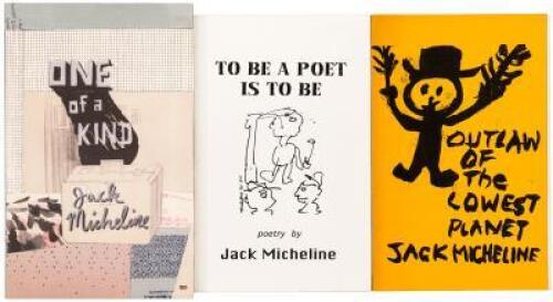 Three volumes by Jack Micheline - one signed