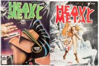 Heavy Metal: The Adult Illustrated Fantasy Magazine - 35 issues, including Volume 1, Number 1