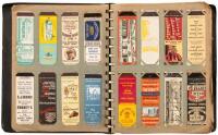 Over 500 match book covers from establishments across the United States