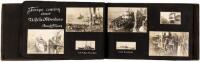 Album with over 250 original photographs taken aboard the U.S.S. Montana and in various other places