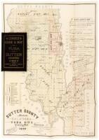 Combes' guide & map of Yuba and Sutter counties