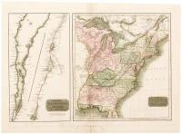 United States of America [on sheet with] The Course of the River St. Laurence, from Lake Ontario, to Manicouagan Point
