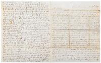 Autograph Letter Signed - 1850 Newly-arrived Ship’s Captain in Cholera-plagued San Francisco