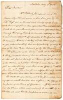 Autograph Letter Signed - 1796 American Loyalist exile in England seeks British compensation