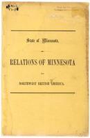 Northwest British America and its Relations to the State of Minnesota