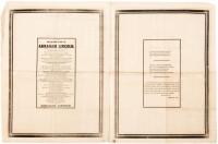 Buffalo Morning Express for April 17th, 1865, with articles on the death of Abraham Lincoln n April 16th, and of his assassination on the evening April 14th