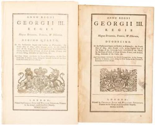 Two British Parliamentary Acts