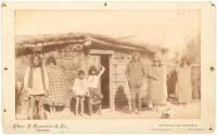 Four original albumen photographs of scenes and people in New Mexico