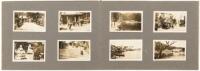 Album with 144 small snapshot photographs of Japan and a few other areas, taken on a tour