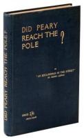 Did Peary Reach the Pole by "An Englishman in the Street"