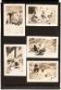 Album with approximately 68 snapshot photographs of the Pittville, California area, including mining and lumbering activities