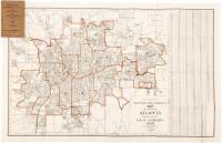 Southern Map Company's Map of the City of Atlanta showing system of house numbering 1935