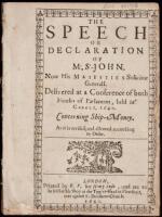 The Speech or Declaration of Mr. St. John,... Concerning Ship-Money